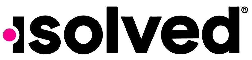 isolved company logo in black color font